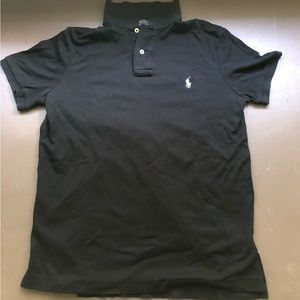 USED Black Polo Shirt